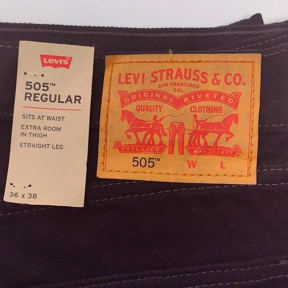 Levi's Men's 505™ Regular Straight Leg Jeans - Picture 5 of 16